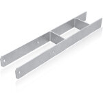 Einfeben - 6x support de poteau d'ancrage en h accessoires d'�quipement de jeu de jardin 600mm ancre ...