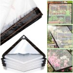 Bche transparente arme extrieur avec oeillets, bche en plastique pvc bche impermable transparente ...