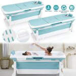 Einfeben - baignoire pliable pour adulte baignoire portable avec couvercle amovible pour petite salle ... Einfeben - baignoire pliable pour adulte baignoire portable avec couvercle amovible pour petite salle ...