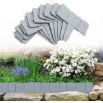 Einfeben bordures de jardin imitation pierre gris - par 20