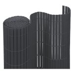 Einfeben canisse double face pvc, gris anthracite, 0. 8 x 3 m, rsistant aux uv tapis de protection visuelle ...