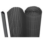 Einfeben - canisse en pvc pour le jardin, balcon ou terrasse double face, balcon clture brise - vent, ...
