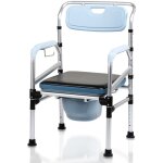 Einfeben - chaise d'aisance chaise de toilette r�glable en hauteur avec seau de toilette, chaise de chevet ...