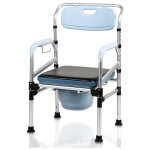 Einfeben - chaise de toilette réglable en hauteur dossier ergonomique, pliable en alliage d'aluminium ... Einfeben - chaise de toilette réglable en hauteur dossier ergonomique, pliable en alliage d'aluminium ...