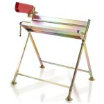 Hengda - einfeben chevalet  bche , en or mtal avec support trononneuse - rglable