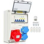 Einfeben - coffret de chantier distributeur de courant mural avec disjoncteur , r�partiteur �lectrique ...