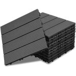 Dalles de terrasse en bois composite wpc lot de 55 dalles de jardin piscine dalle clipsable pour terrasse ... Dalles de terrasse en bois composite wpc lot de 55 dalles de jardin piscine dalle clipsable pour terrasse ...