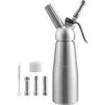 Distributeur de crème 500ml whipper siphon à chantilly professionnel aluminium en acier inoxydable siphons ... Distributeur de crème 500ml whipper siphon à chantilly professionnel aluminium en acier inoxydable siphons ...