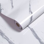 Film autoadhsif pour meubles 2 pcs marbr blanc 500x61 cm pvc, rnovation & dcoration - einfeben