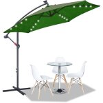 Einfeben parasol dport inclinable - parasol - parasol de jardin - avec protection uv - vert 3. 5m