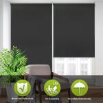 Einfeben paravent extérieur rétractable 180x140cm gris anthracite store vertical, pour balcon et terrasse, ... Einfeben paravent extérieur rétractable 180x140cm gris anthracite store vertical, pour balcon et terrasse, ...