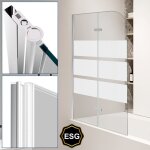 Einfeben - pare baignoire bath screen facile à nettoyer pivotant paroi de douche sanitaire 6mm nano repliable ... Einfeben - pare baignoire bath screen facile à nettoyer pivotant paroi de douche sanitaire 6mm nano repliable ...