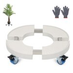 Einfeben porte plante a roulettes, support plante 40 - 58cm réglable pour pot de fleur pied de parasol ... Einfeben porte plante a roulettes, support plante 40 - 58cm réglable pour pot de fleur pied de parasol ...