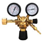 Einfeben rducteur de pression, dtendeur gaz, avec manomtre pour gaz argon / co2 inerte soudage mig ...