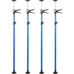 Einfeben support de montage etai de soutien en acier r�glable en hauteur 115 - 290cm, kit de 4