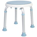 Hengda - einfeben tabouret de douche chaise de douche pivotant  360 jusqu' 136 kg rglable en hauteur ...