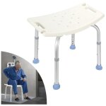 Tabouret de salle de bain chaise de douche rglable en hauteur tabouret de douche jusqu' 150 kg - einfeben ...