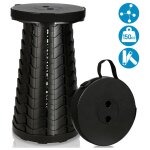 Einfeben tabouret télescopique tabouret léger petit pliant jusqu'à 150 kg chaise camping pliable noir ... Einfeben tabouret télescopique tabouret léger petit pliant jusqu'à 150 kg chaise camping pliable noir ...