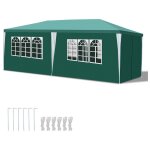 Einfeben - tente tonnelle de jardin avec panneaux latraux amovibles grandes fentres tente fte camping ...