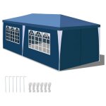 Einfeben - tente tonnelle de réception avec panneaux latéraux amovibles grandes fenêtres tente fête camping ... Einfeben - tente tonnelle de réception avec panneaux latéraux amovibles grandes fenêtres tente fête camping ...