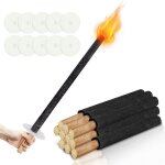 Torches en cire torches de jardin torches en cire naturelle avec poignée extra longue, pour pâques, lot ... Torches en cire torches de jardin torches en cire naturelle avec poignée extra longue, pour pâques, lot ...