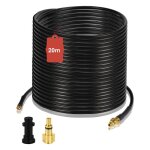 Einfeben - tuyau pour nettoyeur haute pression tuyau déboucheur flexible noir nettoyage de canalisations ... Einfeben - tuyau pour nettoyeur haute pression tuyau déboucheur flexible noir nettoyage de canalisations ...