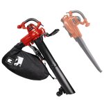 Einhell aspirateur - souffleur de feuilles gc - el 3000 e (3000 w, sac de ramassage 45 l, sangle de porte ...