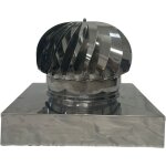 Einside - extracteur de fum�es rotatif �olien en acier inoxydable aisi 304, base carr�e ? 520 x 520 mm ...