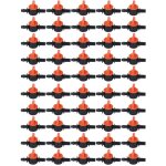 50 pi�ces vanne d'irrigation goutte � goutte 4 / 7mm diam�tre ext�rieur 6mm / 0. 2in vanne de commutation ...