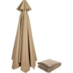 Auvent de rechange pour parasol de terrasse - 3 m - pais et rsistant - avec 6 baleines - pour extrieur ...