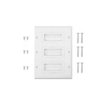 Ej. life - brosse plaque murale, c�ble entr�e sortie brosse plaque en plastique anti poussi�re, passe ...