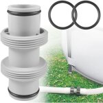 Ej. life - raccord tuyau piscine 38mm, connecteur de tuyau de piscine , raccord tuyau piscine intex, ...
