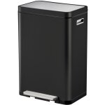 Eko - poubelle � p�dale x - cube 2x20l noir