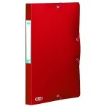 Elba - chemise box plastique oxford 24 x 32 cm dos 2, 5 cm - rouge Elba - chemise box plastique oxford 24 x 32 cm dos 2, 5 cm - rouge