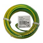 Cble d'installation h07v - u 10m 2. 5mm jaune et vert avec isolant en pvc - fils & cbles - 60101025c ...