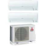 Mitsubishi electric - climatiseur r�versible dual - split msz - hr 12000 + 12000 avec mxz - 2ha50vf r ...