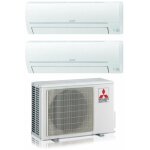 Mitsubishi electric - dual split air conditioner series smart msz hr 9000 + 12000 avec mxz - 2ha50vf ...