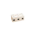 Barrettes de raccordement en c�ramique 3 poteaux electro dh 10. 735 / 3 843055202061303