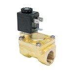 Electrovanne d'eau normalement ouverte na on / off 3 / 8' pour eau 230 vac membrane nbr