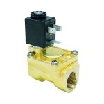 Electrovanne normalement ferm�e on / off 1 / 2' pour eau sans membrane nbr