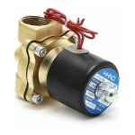 lectrovanne pneumatique 3 / 4 '220v 2 ports eau huile air gaz 2w - 200 - 20