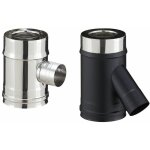 Poujoulat - elment droit inox avec prise d'air pour pole  granuls - pgi pour poles  pellets - diamtre ...
