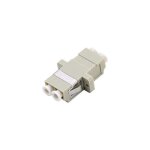 Elfcam - adaptateur / coupleur pour fibres optiques lc / upc multimode duplex, lot de 1