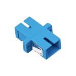 Elfcam - adaptateur / coupleur pour fibres optiques sc / upc monomode simplex, lot de 1