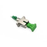 Elfcam - adaptateur � fibre optique c�ble monomode simplex sc / apc femelle � lc / apc m�le, lot de 1 ...