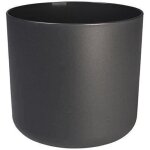 Elho - 2054211 brussels douce pot de fleur ronde anthracite 35 x 35 x 20 cm