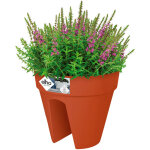 Bac à fleurs jardinière en plastique pour jardin balcon maison pot de fleurs rond 7. 5 l Bac à fleurs jardinière en plastique pour jardin balcon maison pot de fleurs rond 7. 5 l