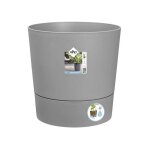 Elho - pot de fleurs - greensense aqua care rond 43 - ciment clair - intérieur / extérieur - Ø 43 x h ... Elho - pot de fleurs - greensense aqua care rond 43 - ciment clair - intérieur / extérieur - Ø 43 x h ...