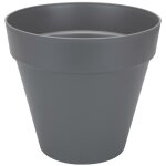 Elho - pot de fleurs rond loft urban avec roues � 50 x h. 44 cm - anthracite