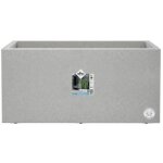 Elho - vivo next long 80 - pot de fleurs pour int�rieur et ext�rieur - � 78. 0 x h 37. 9 cm - gris / ...